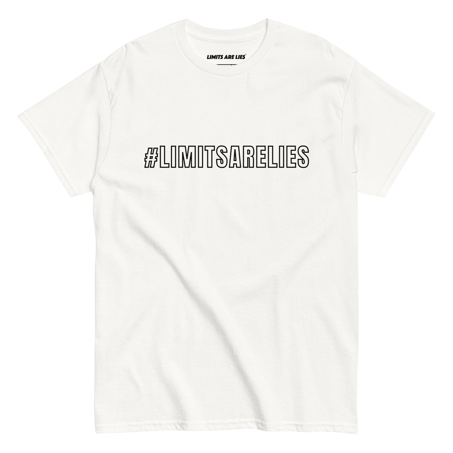 #LimitsAreLies "Outline" Tee (Black)