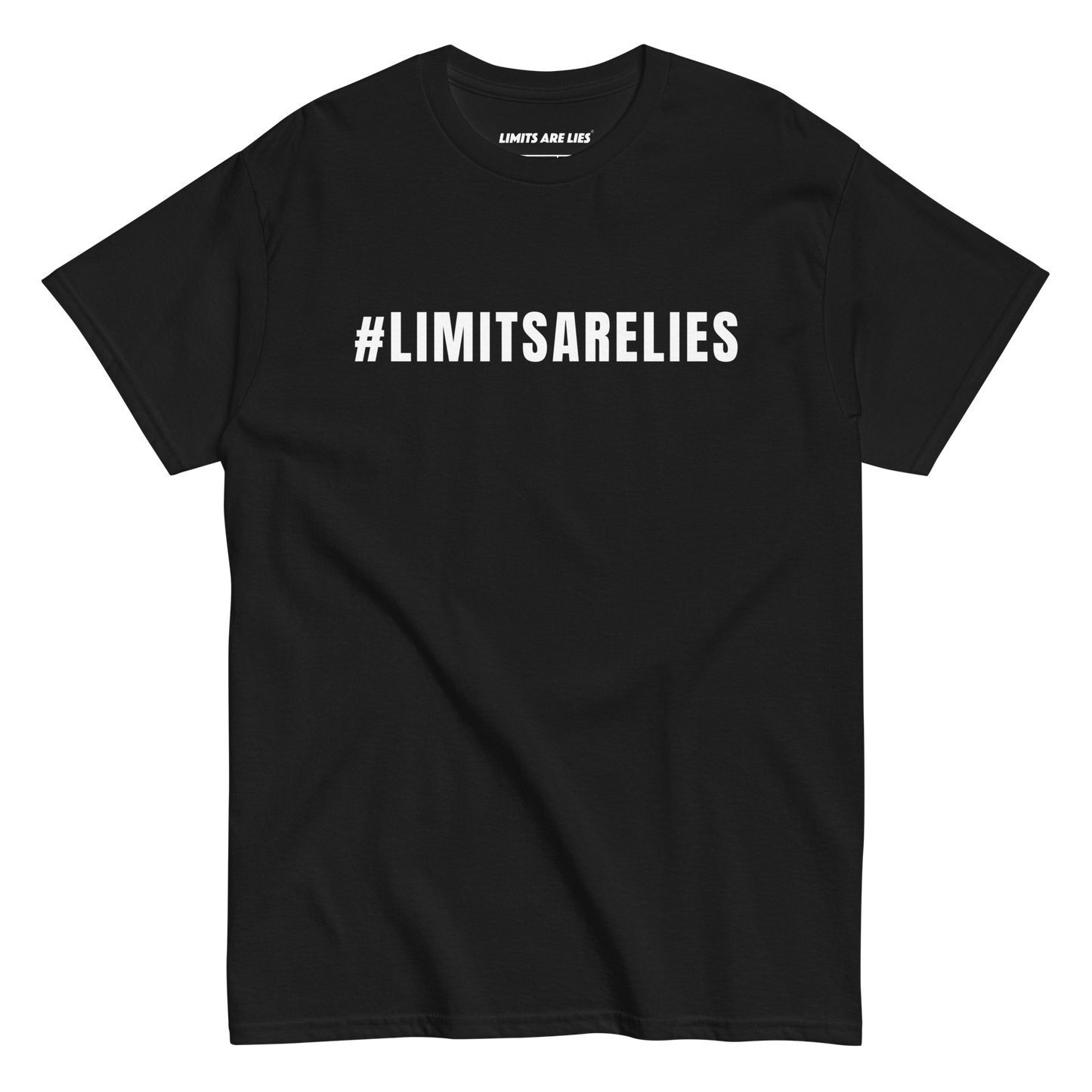 #LIMITSARELIES Logo Tee (White)