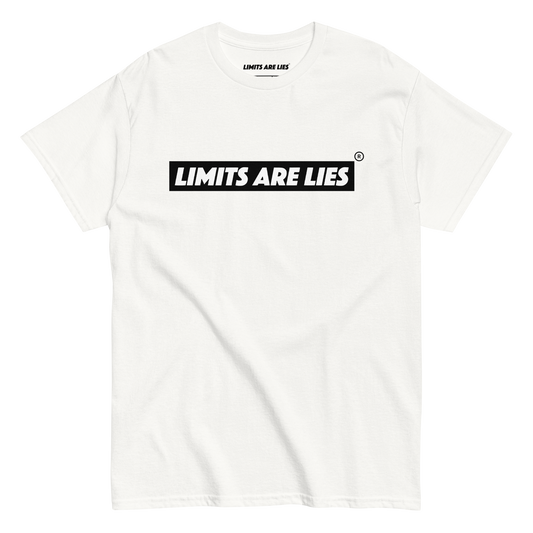 Limits Are Lies "Classic OG" Logo Tee (White/Black)