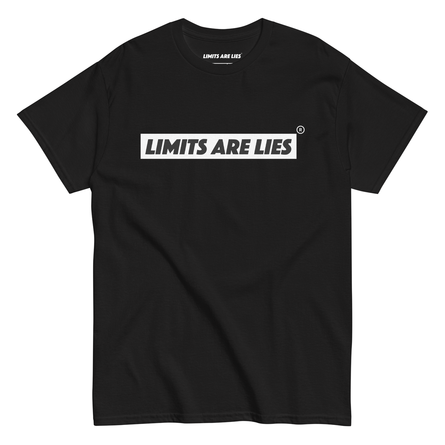 Limits Are Lies "Classic OG" Logo Tee (Black/White)