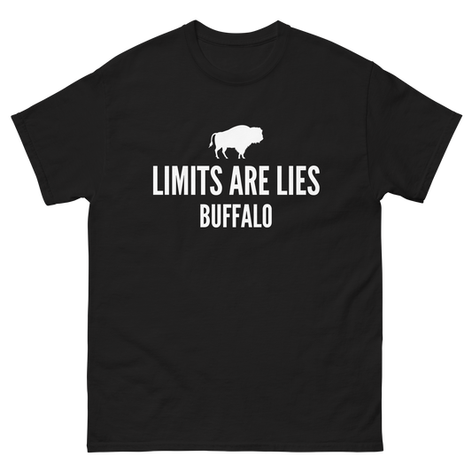 Limits Are Lies Buffalo Graphic Tee (White)