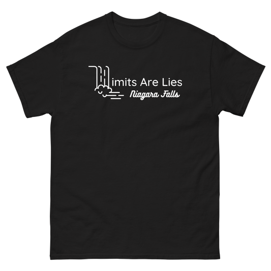 Limits Are Lies Niagara Falls Graphic Tee (White)