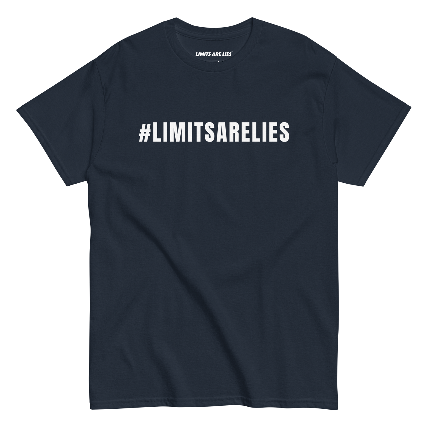 #LIMITSARELIES Logo Tee (White)