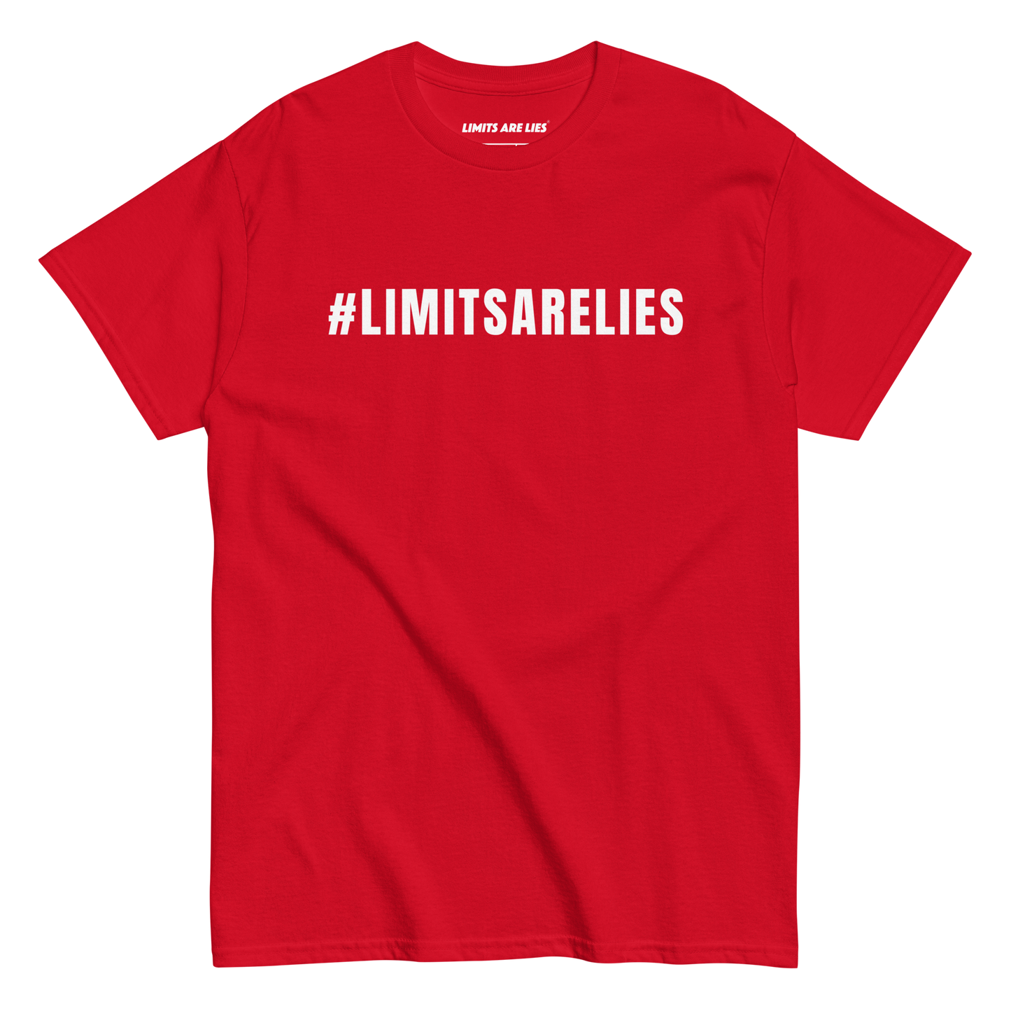 #LIMITSARELIES Logo Tee (White)