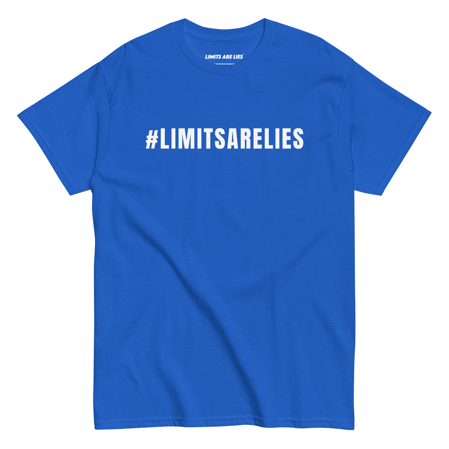 #LIMITSARELIES Logo Tee (White)