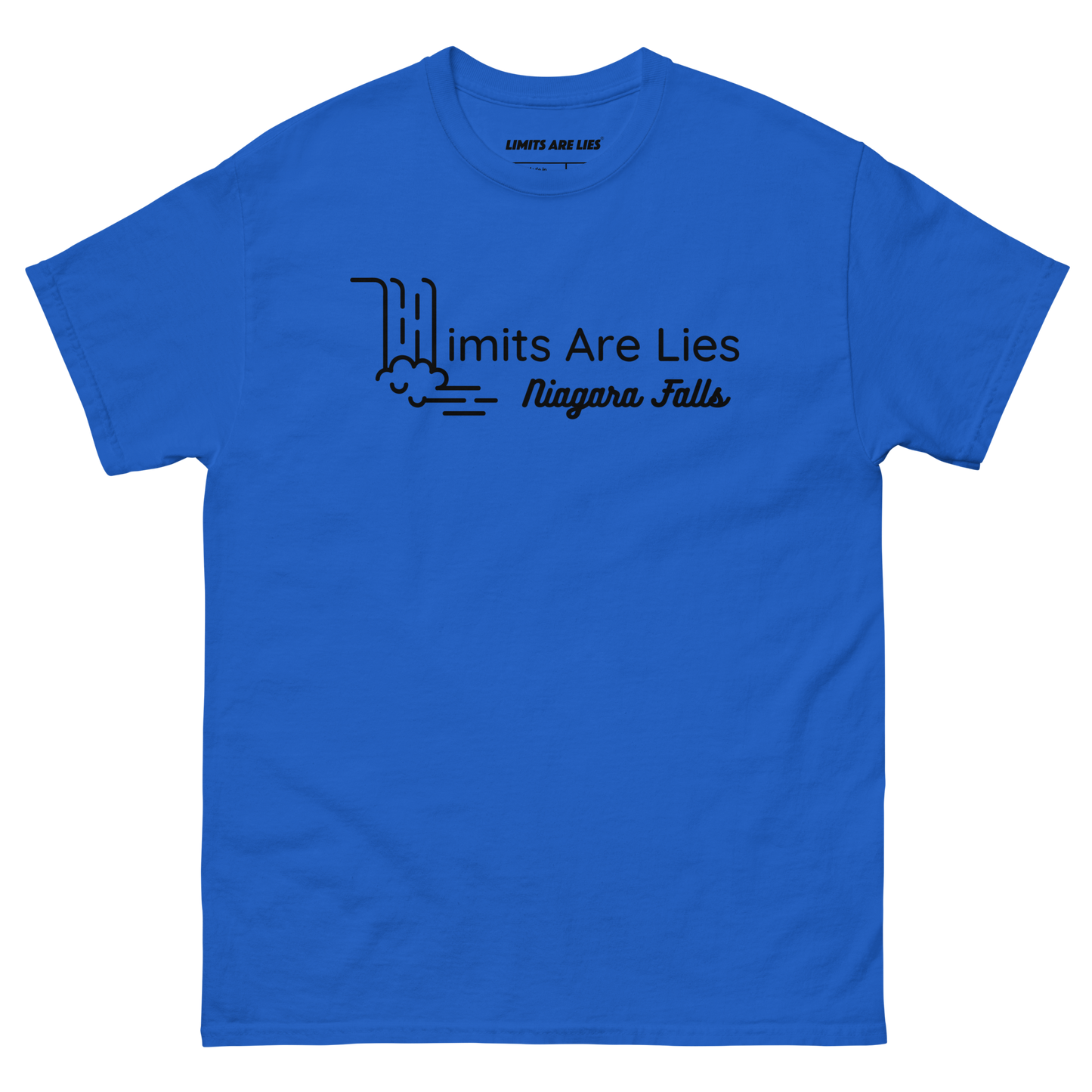 Limits Are Lies Niagara Falls Graphic Tee (Black)