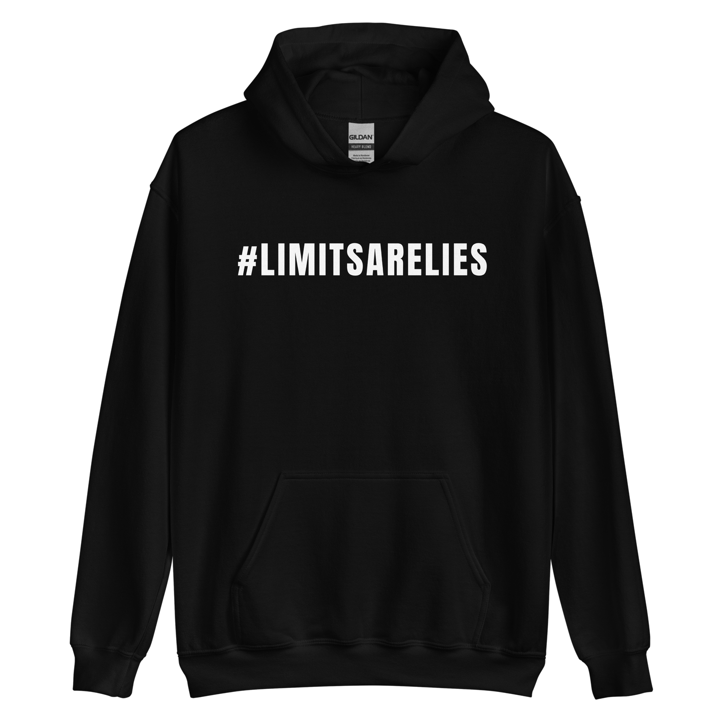 #LIMITSARELIES Logo Hoodie (White)