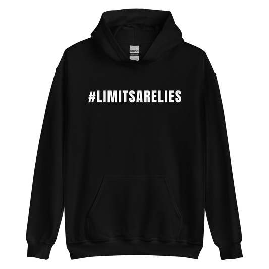 #LIMITSARELIES Logo Hoodie (White)