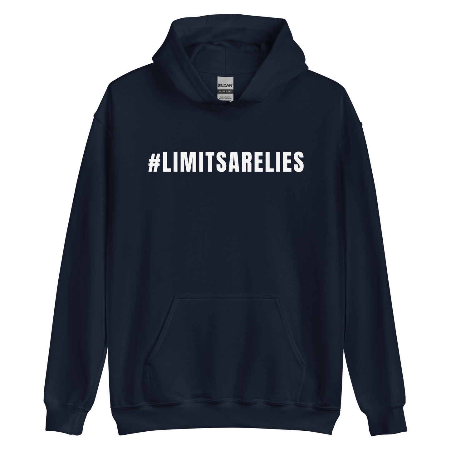 #LIMITSARELIES Logo Hoodie (White)