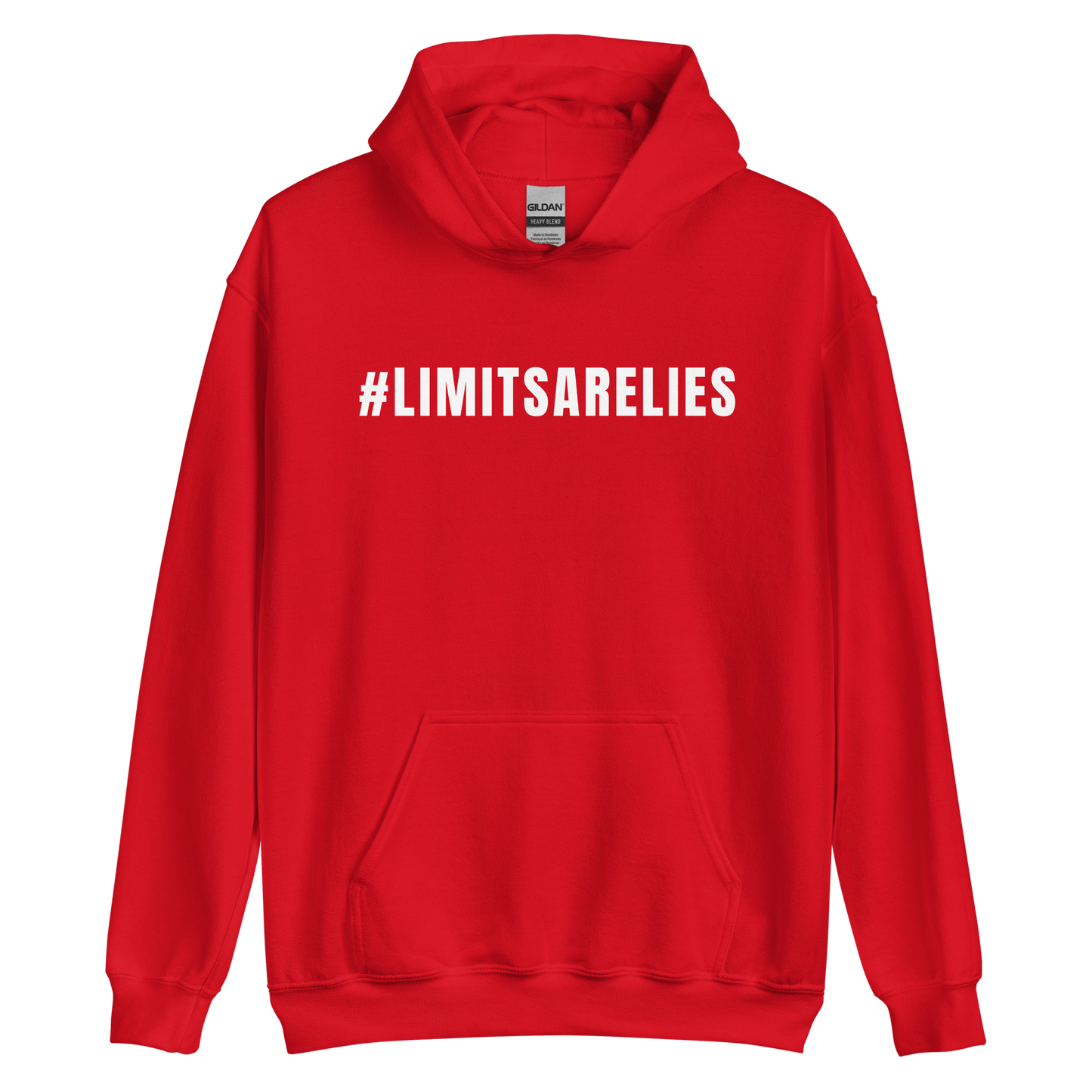 #LIMITSARELIES Logo Hoodie (White)