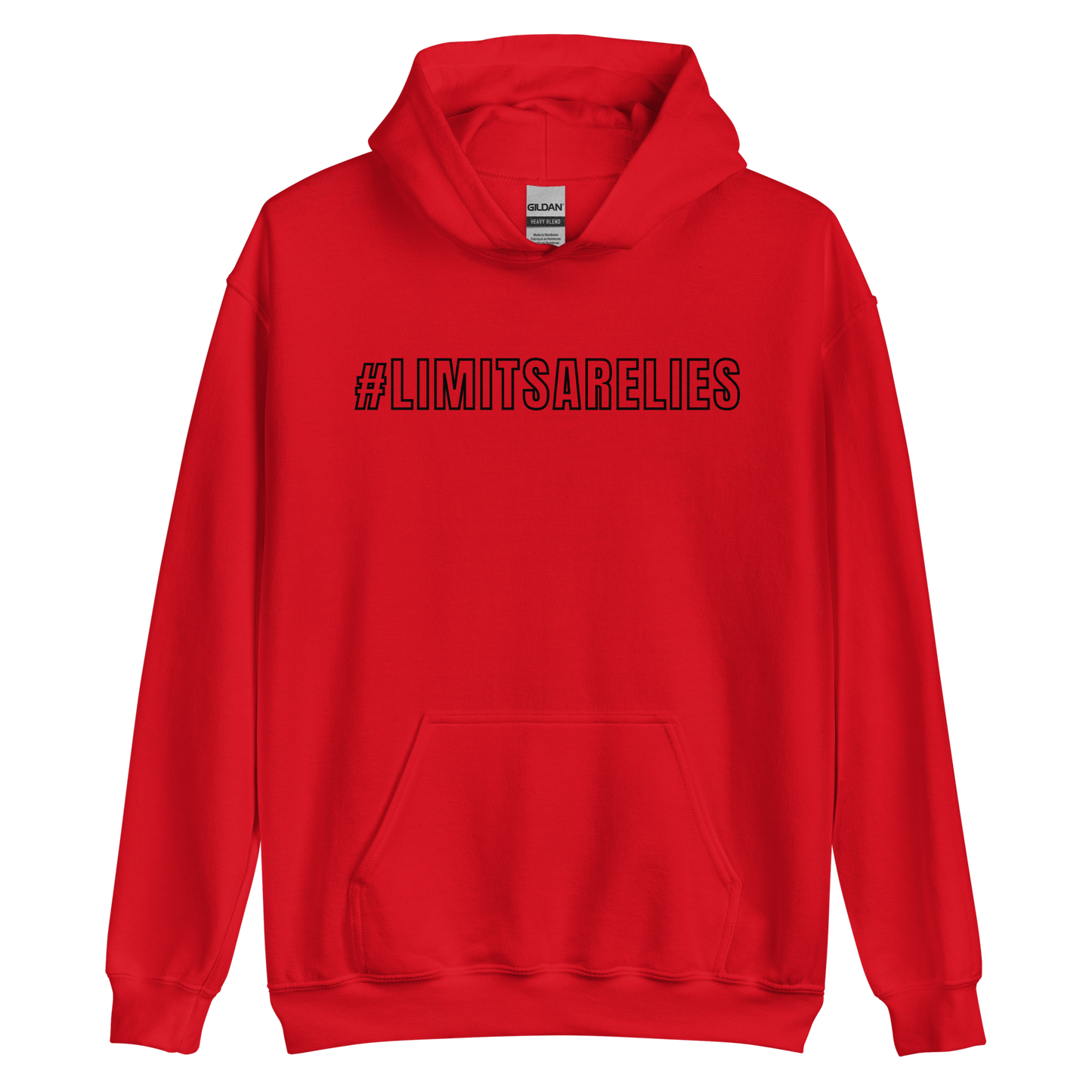 #LIMITSARELIES "Outline" Logo Hoodie (Black)