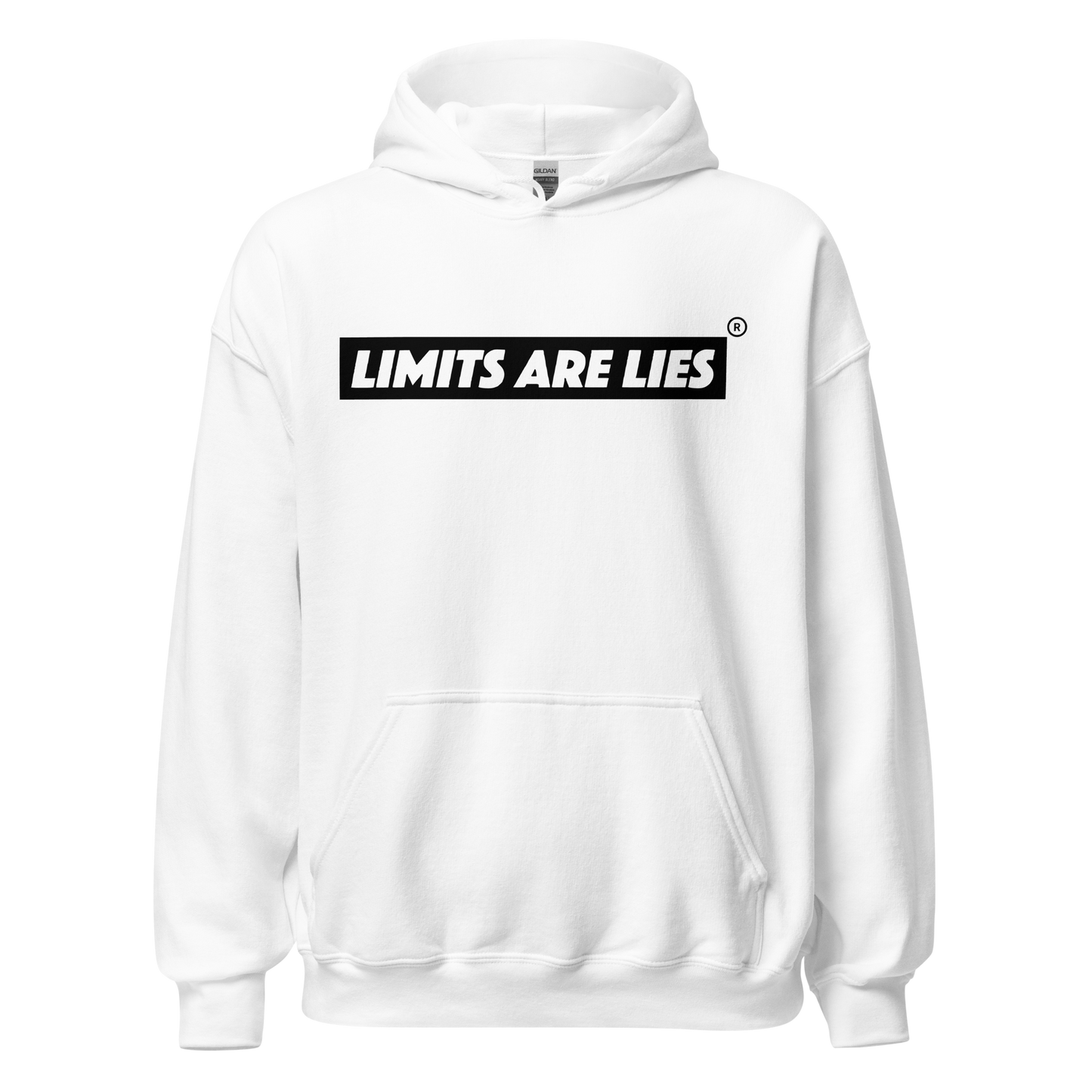 Limits Are Lies "Classic OG" Logo Hoodie (White/Black)