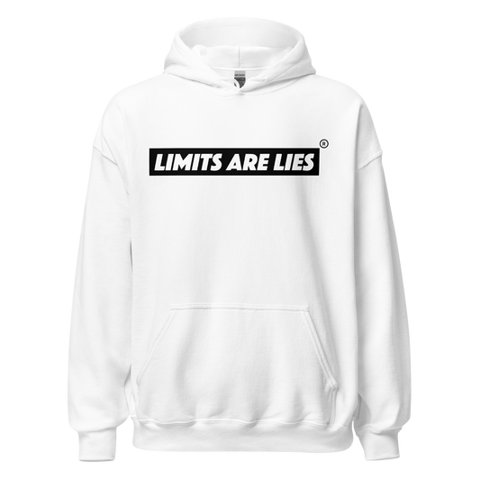 Limits Are Lies "Classic OG" Logo Hoodie (White/Black)