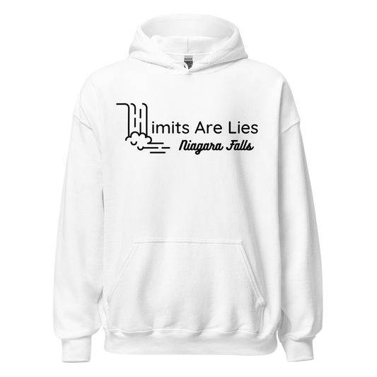 Limits Are Lies Niagara Falls Hoodie (Black)