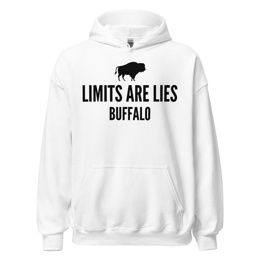 Limits Are Lies Buffalo Hoodie (Black)