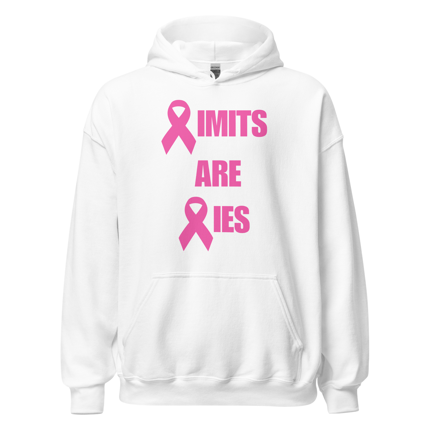 Limits Are Lies Breast Cancer Awareness Hoodie